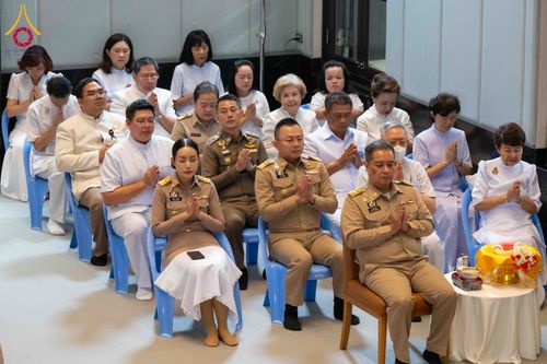 ภาพ No.309069:วันอาทิตย์ที่ 8 กุมภาพันธ์ พ.ศ. 2569  พิธีต้อนรับพระบัญชาสมเด็จพระสังฆราช แต่งตั้ง  “พระครูปลัดรัตนวีรวัฒน์” (รังสฤษดิ์ อิทฺธิจินฺตโก) เจ้าอาวาสวัดพระธรรมกาย ให้ดำรงตำแหน่ง “ที่ปรึกษาเจ้าคณะจังหวัดปทุมธานี”