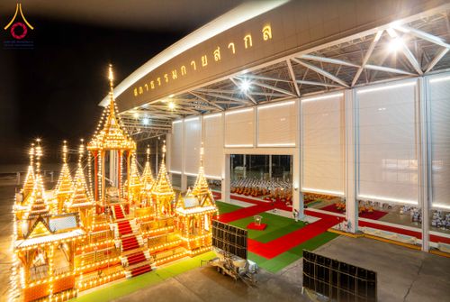 ภาพ No.316685:วันอาทิตย์ที่ 29 มีนาคม พ.ศ. 2569 พิธีทอดผ้าบังสุกุลและพิธีชำระร่าง โยมพ่อณรงค์ จินตมากุล  สิริอายุ 99 ปี 11 เดือน โยมบิดา พระครูปลัดรัตนวีรวัฒน์ (รังสฤษดิ์ อิทฺธิจินตโก) ที่ปรึกษาเจ้าคณะจังหวัดปทุมธานี เจ้าอาวาสวัดพระธรรมกาย  ณ ฌาปนสถานชั่วคราว ทางเข้า 