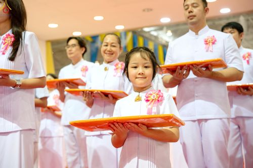 ภาพ No.318462:วันอาทิตย์ต้นเดือนที่ 5 เมษายน พ.ศ.2569 พิธีทอดผ้าป่าสมทบมหาสังฆทาน 40,000 กว่าวัดทั่วประเทศ ณ สภาธรรมกายสากล วัดพระธรรมกาย