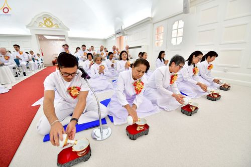 ภาพ No.257384:วันที่ 11 ตุลาคม พ.ศ. 2568 พิธีทอดกฐินสามัคคี  เพื่องานเผยแผ่พระพุทธศาสนา วิชชาธรรมกายสู่ชาวท้องถิ่น ณ วัดพระธรรมกายคอร์ซัวร์ ลุสท์สโกว  ประเทศเดนมาร์ก 