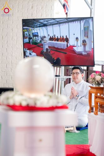 ภาพ No.135464:พิธีเจริญพระพุทธมนต์สมโภช แก้วบรมจักรพรรดิรัตนอนันต์ สถาปนาอาคารปฏิบัติธรรม แก้วธรรมชัยรัตนอนันต์ บูชาธรรมเนื่องในโอกาสอายุวัฒนมงคล 80 ปี หลวงพ่อธัมมชโย (22 เมษายน พ.ศ. 2567) วันพุธที่ 3 เมษายน พ.ศ. 2567 ณ วัดพระธรรมกายเทนเนสซี ประเทศสหรัฐอเมริกา