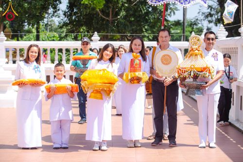 ภาพ No.173203:พิธีทอดกฐิน วัดช้างใหญ่ จ.พระนครศรีอยุธยา ในโครงการกฐินสามัคคีทั่วไทย 30,000 วัด บูชาธรรม 80 ปี หลวงพ่อธัมมชโย โดยคณะศิษยานุศิษย์วัดพระธรรมกาย วันที่ 2 พฤศจิกายน พ.ศ. 2567