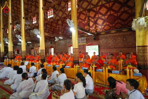 ภาพ No.144343:พิธีถวายเทียนพรรษา, พิธีสืบชะตาหลวง, พิธีถวายสังฆทาน และ พิธีถวายทุนการศึกษา บูชาธรรม ๘๐ ปี พระครูบาไชยบูลย์ ธัมมชโย วันจันทร์ที่ ๑๕ กรกฏาคม พ.ศ. ๒๕๖๗ ณ วัดราชฐานหลวงหัวข่วง เมืองเชียงตุง สาธารณรัฐแห่งสหภาพเมียนมาร์