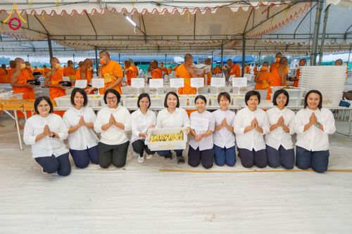 ภาพ No.119918:พิธีถวายภัตตาหารเป็นสังฆทาน แด่คณะพระธรรมยาตรา ปีที่ 12 วันที่ 28 มกราคม พ.ศ. 2567 ณ อนุสรณ์สถานบางปลา จ.นครปฐม