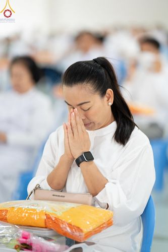 ภาพ No.151974:พิธีบุพเปตพลี ครั้งที่ 155 ร่วมอุทิศบุญแด่หมู่ญาติที่ล่วงลับไปแล้ว และสืบทอดอายุพระพุทธศาสนา วันจันทร์ที่ 2 กันยายน พ.ศ. 2567 (วันพระ แรม 14 ค่ำ เดือน 9) ณ หอฉันคุณยายอาจารย์ฯ วัดพระธรรมกาย