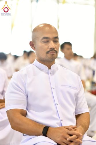 ภาพ No.258122:วันอาทิตย์ที่ 5 ตุลาคม พ.ศ. 2568 พิธีบูชาข้าวพระ ณ สภาธรรมกายสากล วัดพระธรรมกาย