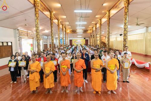 ภาพ No.105060:วันรวมพลังเด็กดี V-Star ผู้นำฟื้นฟูศีลธรรมโลก จังหวัดตาก ณ วัดดอนเจดีย์ อ.พบพระ จ.ตาก วันจันทร์ที่ 25 ธันวาคม พ.ศ. 2566