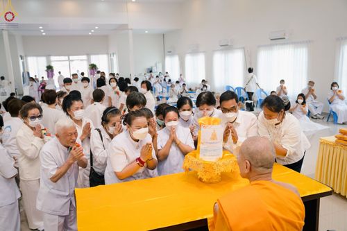 ภาพ No.76709:พิธีทอดผ้าป่าชิตังเม อาคารหยุดเป็นตัวสำเร็จ วันอาทิตย์ที่ ๒๖ กุมภาพันธ์ พ.ศ. ๒๕๖๖ ณ ศูนย์ปฏิบัติธรรมพระมงคลเทพมุนี( สด จนฺทสโร ) อ.สองพี่น้อง จ.สุพรรณบุรี