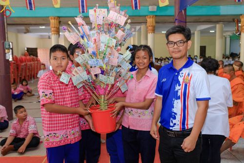 ภาพ No.115401:พิธีทอดผ้าป่าทำนุบำรุงศาสนสถาน ณ วัดศิลามูล ต.หินมูล อ.บางเลน จ.นครปฐม วันที่ 19 มกราคม พ.ศ. 2567