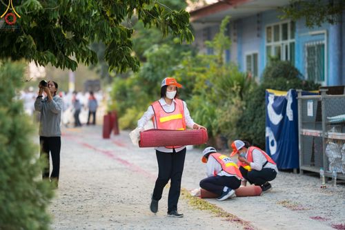 ภาพ No.113400:V.12 พลังหมู่ การเตรียมงาน เก็บงาน การรับบุญของเจ้าหน้าที่หน่วยงานต่างๆ เพื่อโครงการธรรมยาตรา ปีที่ 12 ระหว่างวันที่ 2 - 31 มกราคม พ.ศ. 2567