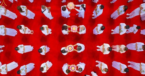 ภาพ No.77003:พิธีหล่อพระบรมพุทธเจ้า ในวันมาฆบูชา อาทิตย์ต้นเดือนที่ 6 มีนาคม พ.ศ. 2566 ณ วัดพระธรรมกาย จ.ปทุมธานี