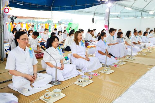 ภาพ No.119061:พิธีถวายภัตตาหารเป็นสังฆทาน แด่คณะพระธรรมยาตรา วันที่ 27 มกราคม พ.ศ. 2567 ณ อนุสรณ์สถานบางปลา จ.นครปฐม