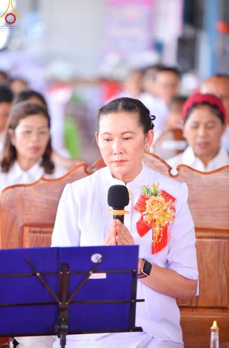 ภาพ No.143000:พิธีทอดผ้าป่าสามัคคีเพื่อสมทบทุนสร้างหอฉัน ๑๑๓ ปี  คุณยายอาจารย์มหารัตนอุบาสิกาจันทร์ขนนกยูง ครั้งที่ ๙ วันอาทิตย์ที่ ๓๐  มิถุนายน พ.ศ. ๒๕๖๗ ณ ศูนย์การศึกษาจอมบึง ต.รางบัว อ.จอมบึง จ.ราชบุรี