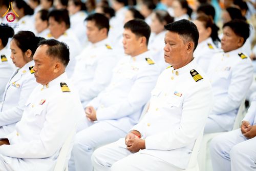 ภาพ No.237634:พิธีเจริญพระพุทธมนต์ ปฏิบัติธรรมเจริญสมาธิภาวนา และทำบุญตักบาตร ถวายพระราชกุศล เนื่องในโอกาสวันเฉลิมพระชนมพรรษา สมเด็จพระนางเจ้าสิริกิติ์ พระบรมราชินีนาถ พระบรมราชชนนีพันปีหลวง วันอังคารที่ 12 สิงหาคม พ.ศ. 2568  ณ อาคารปลูกศรัทธา 2 วัดพระธรรมกาย 
