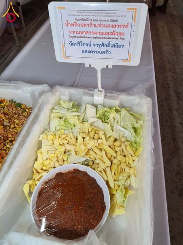 ภาพ No.197925:สาธุชนถวายภัตตาหารเป็นสังฆทาน แด่พระธรรมยาตรา ณ วัดโบสถ์(บน) ตำบลบางคูเวียง อำเภอบางกรวย จังหวัดนนทบุรี ในโครงการธรรมยาตรา กตัญญูบูชา มหาปูชนียาจารย์ พระมงคลเทพมุนี(สด จนฺทสโร) พระผู้ปราบมาร อนุสรณ์สถาน 7 แห่ง ปีที่ 13 วันที่ 19 มกราคม พ.ศ. 2568