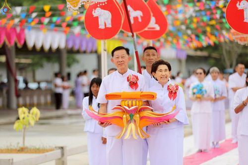 ภาพ No.268502:วันพฤหัสบดีที่ 23 ตุลาคม พ.ศ. 2568 พิธีทอดกฐินเพื่อสร้างกุฏิสงฆ์ ณ ศูนย์ปฏิบัติธรรมนานาชาติสะเดา จ.สงขลา