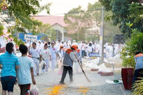 ภาพ No.113401:V.12 พลังหมู่ การเตรียมงาน เก็บงาน การรับบุญของเจ้าหน้าที่หน่วยงานต่างๆ เพื่อโครงการธรรมยาตรา ปีที่ 12 ระหว่างวันที่ 2 - 31 มกราคม พ.ศ. 2567