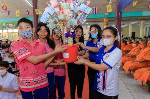 ภาพ No.115402:พิธีทอดผ้าป่าทำนุบำรุงศาสนสถาน ณ วัดศิลามูล ต.หินมูล อ.บางเลน จ.นครปฐม วันที่ 19 มกราคม พ.ศ. 2567