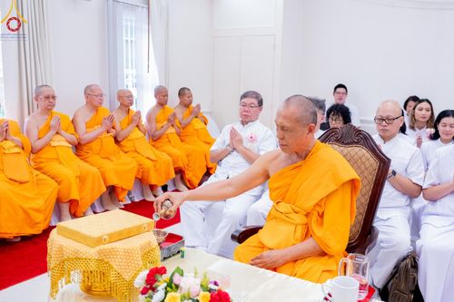 ภาพ No.144704:พิธีประดิษฐานลูกนิมิตมหาสมบัติ ผูกสีมาสถาปนาอุโบสถ บูชาธรรม ๘๐ ปี หลวงพ่อธัมมชโย วันอาทิตย์ที่ ๓๐ มิถุนายน พ.ศ. ๒๕๖๗ วัดพระธรรมกายนิวเจอร์ซี ประเทศสหรัฐอเมริกา