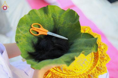 ภาพ No.135301:พิธีปลงผม ธรรมทายาท ระดับอุดมศึกษา รุ่นที่ 51 ภาคฤดูร้อน ณ วัดพระธรรมกาย จ.ปทุมธานี วันเสาร์ที่ 6 เมษายน พ.ศ. 2567