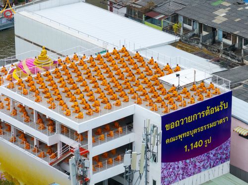 ภาพ No.118985:คณะพุทธบุตรธรรมยาตราร่วมปฏิบัติธรรม และถ่ายภาพหมู่ประวัติศาสตร์ ในโครงการธรรมยาตราฯ ปีที่ 12  วันที่ 25 มกราคม พ.ศ. 2567  ณ อาคารธรรมยาตรา กตัญญูบูชามหาปูชนียาจารย์  ตรงข้ามวัดปากน้ำภาษีเจริญ จ.กรุงเทพมหานคร