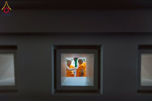 ภาพ No.244780:วันเสาร์ที่ 6 กันยายน พ.ศ. 2568 พิธีถวายบาตร บรรพชา อุปสมบทของนาคธรรมทายาท โครงการอุปสมบทหมู่บูชาธรรมครบรอบ 108 ปี  วันครูผู้ค้นพบวิชชาธรรมกาย ณ โบสถ์พระไตรปิฎก วัดพระธรรมกาย