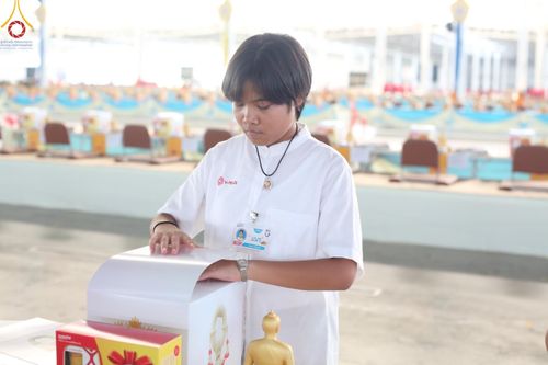 ภาพ No.61505:V.36 ทุ่มเทเพื่อพ่อ 80 ปี ภาพการเตรียมงานของหน่วยงานต่างๆ เพื่อพิธีฉลองอายุวัฒนมงคล 80 ปี หลวงพ่อธัมมชโย และรับถวายมหาสังฆทาน 10,000 กว่าวัดทั่วประเทศ ในวันคุ้มครองโลก จันทร์ที่ 22 เมษายน พ.ศ.2567