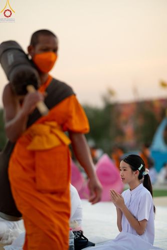 ภาพ No.116785:พิธีต้อนรับพระธรรมยาตรา ปีที่ 12 ณ อนุสรณ์สถานบางปลา จ.นครปฐม วันที่ 21 มกราคม พ.ศ. 2567