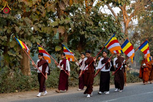 ภาพ No.131136:Photo Story ปฐมบรรพชาชาวพุทธมาร์มา Episode 4/5 วันที่ 13 กุมภาพันธ์พ.ศ. 2567 ณ วัดธัมจักร อรัญกุฏิ บังกลาเทศ