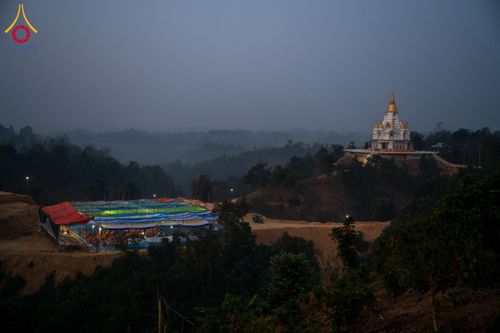 ภาพ No.131040:Photo Story ปฐมบรรพชาชาวพุทธมาร์มา Episode 4/5 วันที่ 13 กุมภาพันธ์พ.ศ. 2567 ณ วัดธัมจักร อรัญกุฏิ บังกลาเทศ