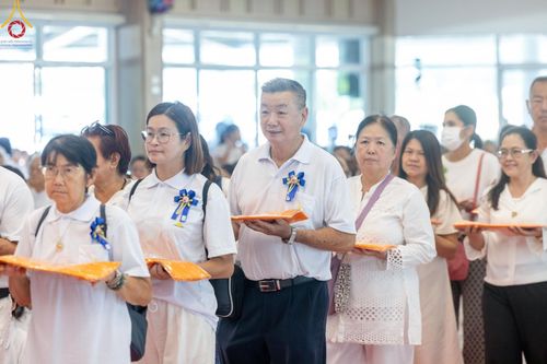 ภาพ No.148653:พิธีบุพเปตพลี, พิธีทอดผ้าป่า, พิธีไถ่ชีวิตโค 80 ตัว ให้ชีวิตสัตว์เป็นทาน ณ ศูนย์ปฎิบัติธรรมภาคใต้ อ.บางกล่ำ จ.สงขลา วันเสาร์ที่ 10 สิงหาคม พ.ศ. 2567