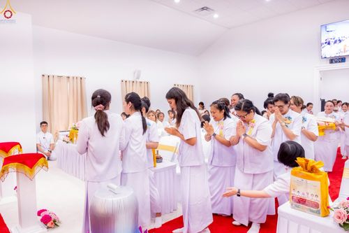 ภาพ No.234667:วันอาทิตย์ที่ 20 กรกฎาคม  พ.ศ.2568 พิธีทอดผ้าป่าภาคพื้นอเมริกา พิธีเจริญพระพุทธมนต์ ฉลองอาคารแก้วธรรมชัยรัตนอนันต์ วัดพระธรรมกายเทนเนสซี ประเทศสหรัฐอเมริกา