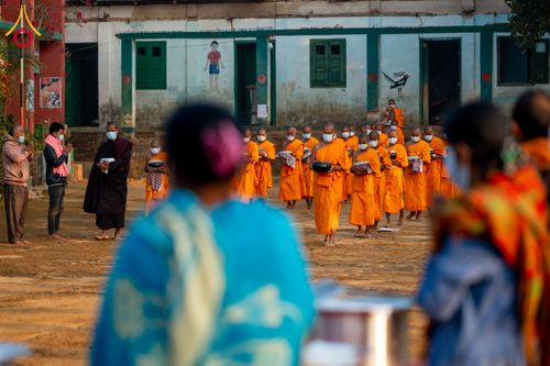 ภาพ No.130860:Photo Story ปฐมบรรพชาชาวพุทธมาร์มา บังกลาเทศ Episode 4/5  วันที่ 10 กุมภาพันธ์พ.ศ. 2567