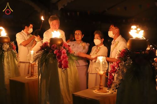 ภาพ No.76260:พิธีกลั่นแผ่นดินสร้างมหาเจดีย์ปัตตานี , พิธีตักบาตรแด่พระภิกษุสงฆ์ 159 รูป ,  พิธีทอดผ้าป่า , พิธีโปรยรัตนชาติ ,  พิธีจุดประทีปถวายเป็นพุทธบูชา ณ ศูนย์อบรมเยาวชนปัตตานี จ.ปัตตานี วันอาทิตย์ที่ 5 กุมภาพันธ์ พ.ศ.2566