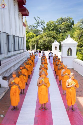 ภาพ No.66318:พิธีอุปสมบทวัดวรนายกรังสรรค์เจติยบรรพตาราม อ.บางปะหัน จ.พระนครศรีอยุธยา รับบุญจัดงานโดยศูนย์อบรมเยาวชนบางปะหัน และสำนักศรัทธาภิบาล เมื่อวันที่ 7 ธันวาคม พ.ศ. 2565