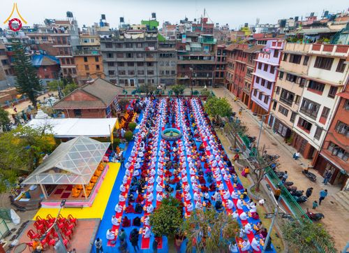 ภาพ No.129835:พิธีตัดปอยผมและแห่นาคธรรมทายาท ในโครงการบรรพชา 1,250 รูป ณ แดนประสูติ สวนลุมพินี ประเทศเนปาล วันที่ 2 มีนาคม พ.ศ. 2567