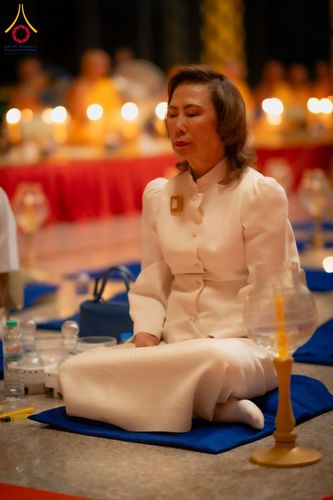 ภาพ No.210791:วันพฤหัสบดีที่ 13 มีนาคม พ.ศ. 2568  สมโภชพระประธานอุโบสถวัดป่าอุบลแก้ว จังหวัดอุบลราชธานี