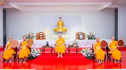 ภาพ No.343005:วันอาทิตย์ที่ 9 สิงหาคม พ.ศ.2569 พิธีมอบพัด ตั้งฐานานุกรม พระราชภาวนาวชิรวิเทศ วิ. ณ ห้องอาคารปลูกศรัทธา 2 วัดพระธรรมกาย