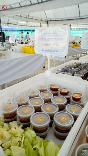 ภาพ No.71196:พิธีถวายภัตตาหารเป็นสังฆทาน แด่คณะพระธรรมยาตราฯ ในโครงการธรรมยาตราฯ ปีที่ 11 ณ อนุสรณ์สถานคลองบางนางแท่น อ.สามพราน จ.นครปฐม วันที่ 14 มกราคม พ.ศ. 2566