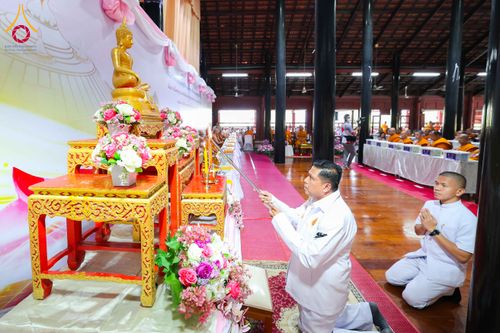 ภาพ No.303333:วันที่ 23 มกราคม พ.ศ. 2569 พิธีเจริญพุทธมนต์ปฏิบัติธรรม มอบทุนการศึกษา  ถวายสังฆทาน 109 วัด เพื่อถวายเป็นพุทธบูชา เพื่อขับเคลื่อนโครงการหมู่บ้านรักษาศีล 5 โดยคณะสงฆ์จังหวัดนครปฐม คณะศิษยานุศิษย์วัดพระธรรมกาย โครงการธรรมยาตรา ปีที่ 14 ณ วัดบางปลา อำเภอบาง