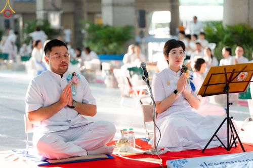 ภาพ No.145697:พิธีตักบาตรฉลองพระใหม่ รุ่นเข้าพรรษา ณ วิหารคด วัดพระธรรมกาย วันเสาร์ที่ 20 กรกฎาคม พ.ศ. 2567