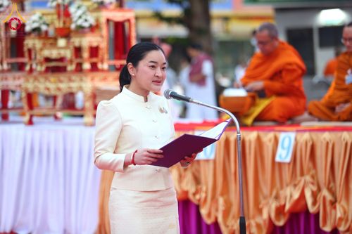 ภาพ No.210241:วันอาทิตย์ที่ 9 มีนาคม พ.ศ. 2568 พ่อเมืองโคราชจัดตักบาตรพระหมื่น ทำบุญเมือง 557 ปี