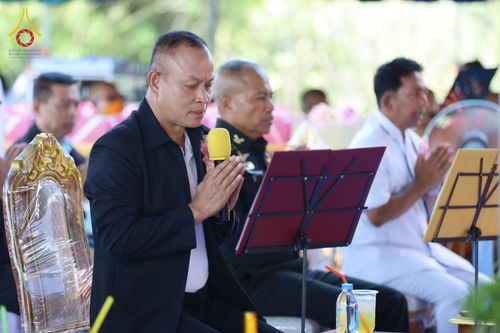 ภาพ No.75802:พิธีเปิดศูนย์ปฎิบัติธรรมและอบรมเยาวชน ,  พิธีทอดผ้าป่าเพื่อถมที่ดินเป็นปฐมฤกษ์  วันอาทิตย์ที่ 12 กุมภาพันธ์ พ.ศ. 2566  ณ ศูนย์ปฏิบัติธรรมและอบรมเยาวชนเมืองยะลา