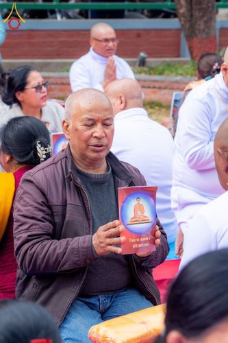 ภาพ No.209734:วันที่ 28 กุมภาพันธ์ พ.ศ.2568 พิธีเปิดโครงการบวชสามเณร พิธีถวายไทยธรรม พิธีขอขมามอบผ้าไตร  ณ เมืองปาตัน ประเทศเนปาล