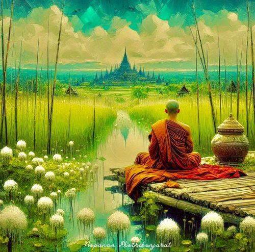 ภาพ No.144525:ภาพพระพุทธศาสนาจาก A.I. ชุดที่ 1 (Artificial Intelligence)