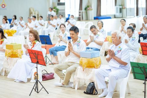 ภาพ No.236670:วันจันทร์ที่ 28 กรกฎาคม พ.ศ. 2568 พิธีทอดผ้าป่าเพื่อปรับปรุงหมู่กุฏิพระ 3 หลัง ณ ศูนย์อบรมเยาวชนกาญจนบุรี ต.เกาะสำโรง อ.เมืองกาญจนบุรี จ.กาญจนบุรี