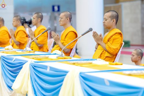 ภาพ No.228028:วันอาทิตย์ที่ 1 มิถุนายน พ.ศ. 2568 พิธีมุทิตาพระอุปสมบทอุทิศชีวิต ณ ห้องแก้วสารพัดนึก 1 วัดพระธรรมกาย