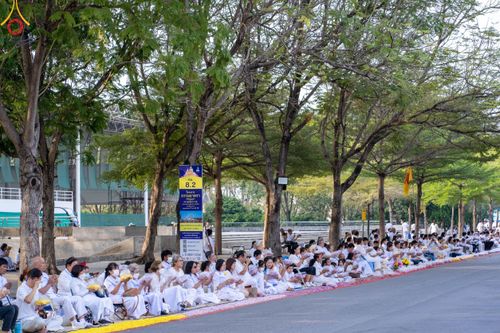 พิธีต้อนรับพระธรรมยาตรา ในโครงการธรรมยาตรา กตัญญูบูชา มหาปูชนียาจารย์ พระมงคลเทพมุนี(สด จนฺทสโร) พระผู้ปราบมาร อนุสรณ์สถาน 7 แห่ง ปีที่ 12 วันที่ 28 มกราคม พ.ศ. 2567 ณ วัดพระธรรมกาย จ.ปทุมธานี (ชุดที่ 2)