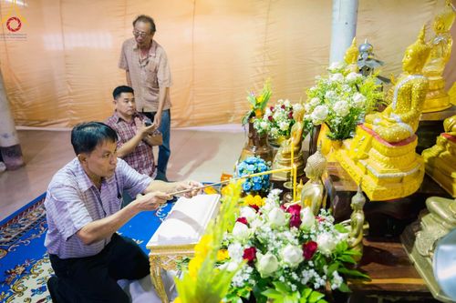 ภาพ No.95716:พิธีทอดกฐินสามัคคีทั่วไทย 5,000 วัด วัดม่วงเฒ่า จ.กาญจนบุรี วันที่ 31 ตุลาคม พ.ศ. 2566