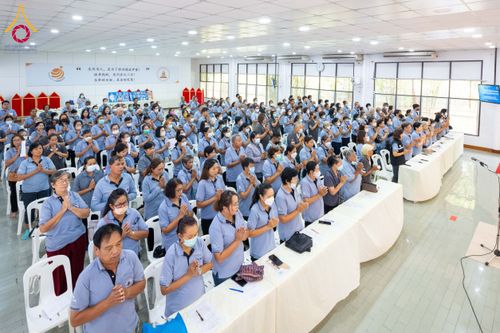 ภาพ No.127000:โรงพยาบาลส่งเสริมสุขภาพตำบลคลองสอง ร่วมกับวัดพระธรรมกาย จัดประชุม อสม. เพื่อพัฒนาการปฏิบัติงาน-สร้างการให้บริการเชิงรุกในชุมชน วันอังคารที่ 5 มีนาคม พ.ศ. 2567 ณ ห้องประชุมอาคารปลูกศรัทธา วัดพระธรรมกาย อ.คลองหลวง จ.ปทุมธานี